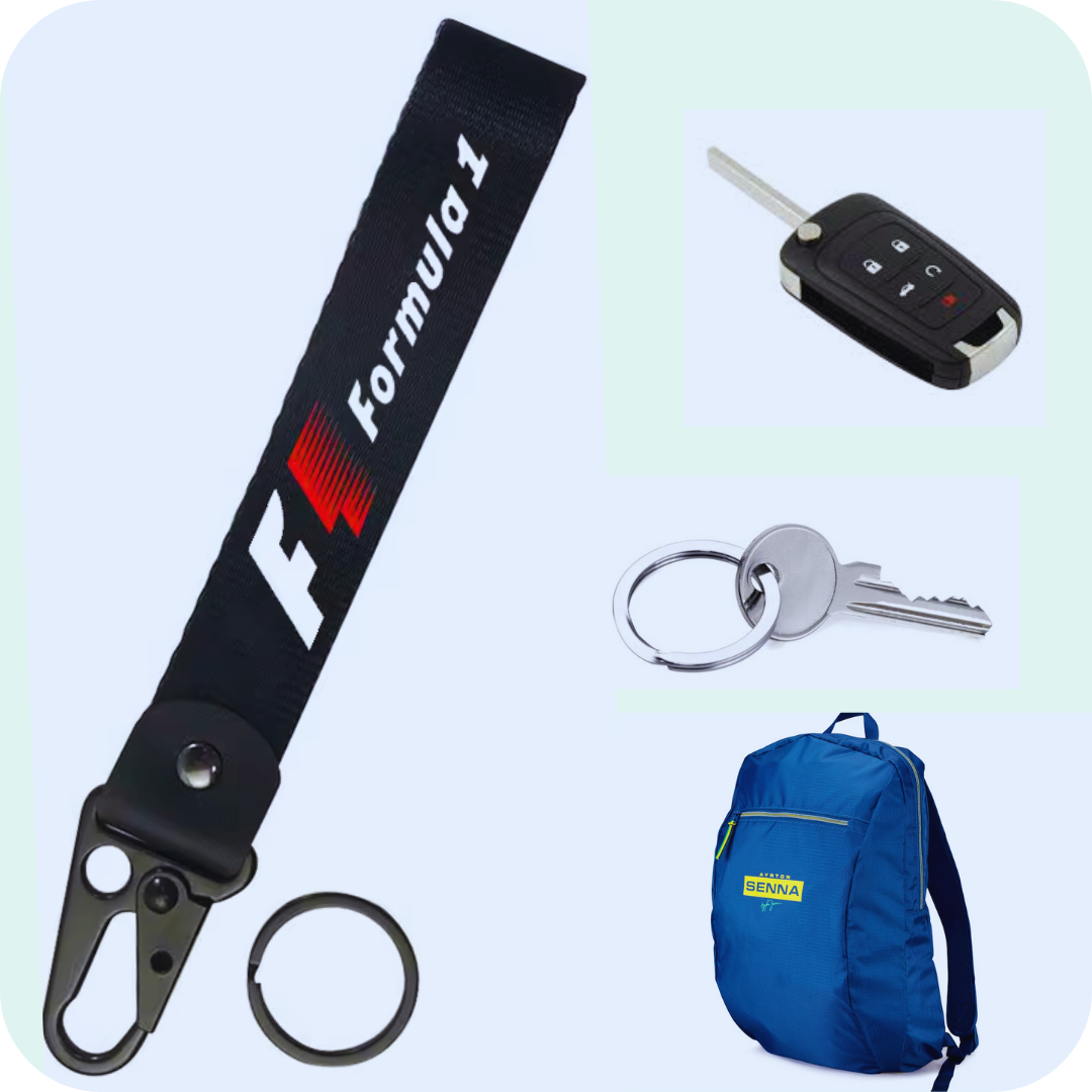 F1 Keychain (Black)